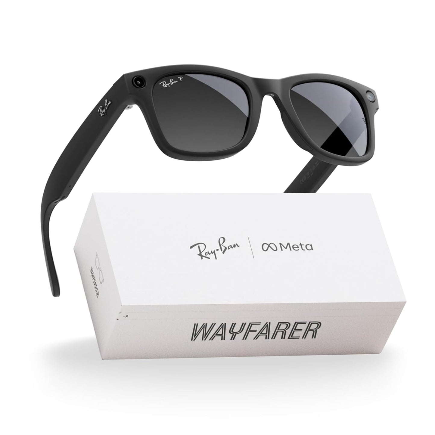 LENTE RAY BAN META WAYFARER RW4012 GRAY/MATTE BLACK 53 TRANS 721384
