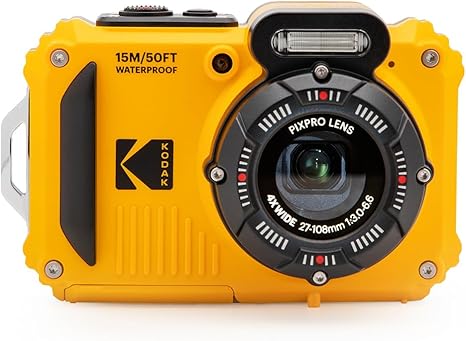 CAMARA KODAK DIGITAL PIXPRO WPZ2 16MP RED(RD6)+2 BATERIAS/MEMORIASD
