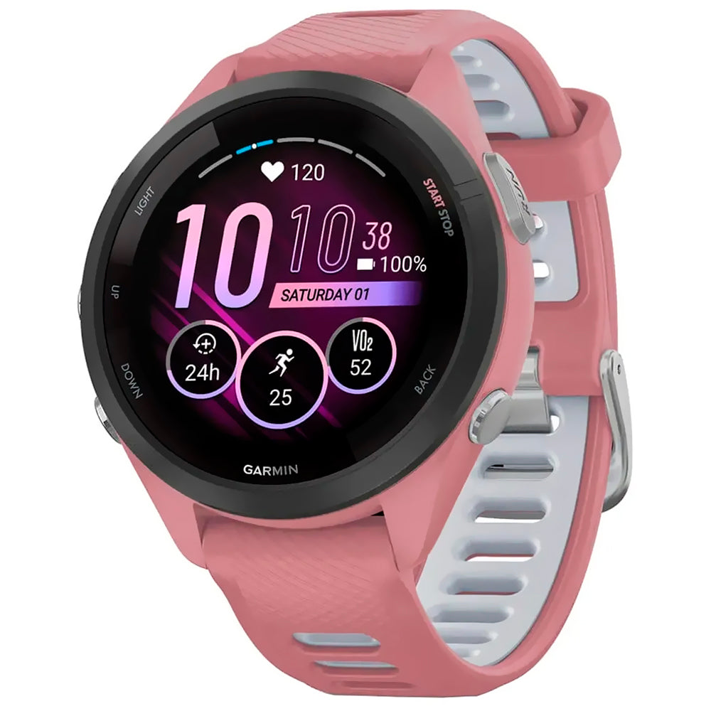 RELOJ GPS GARMIN FORERUNNER 265S 42MM 010-02810-05 PINK/WHITE