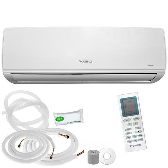 Conlux TIT-1222060 Air Conditioner - 12000BTU - Heat/Cool - 220V/60Hz - White