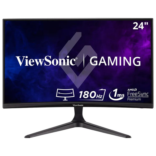 MONITOR LED 24" VIEWSONIC VX2418C CURVED 180HZ BLACK