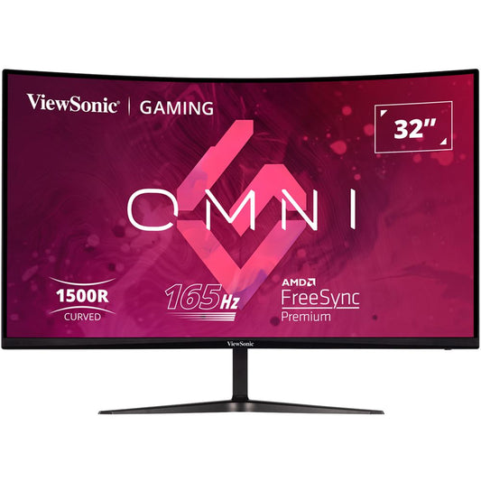 MONITOR GAMER 32" VIEWSONIC VX3218C-2K CURVED 165HZ BLACK