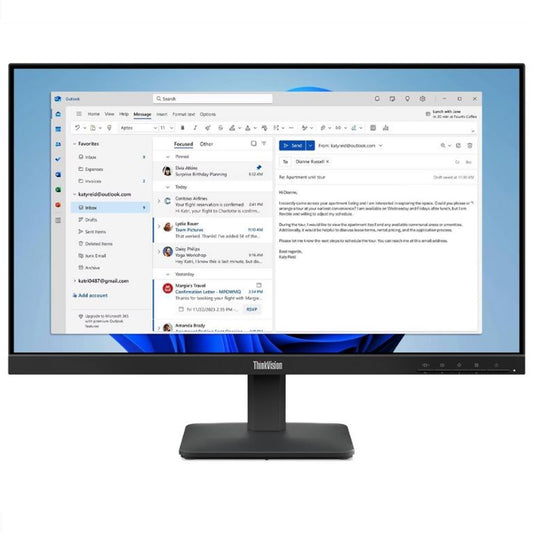 MONITOR 24" THINKVISION S24-4E 64B5KAR1LA FHD/VGA/HDMI 60HZ