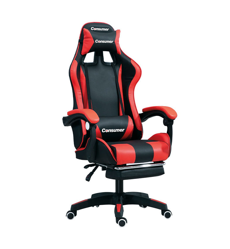 SILLA YT-055 GAMER NEGRO Y ROJO consumer