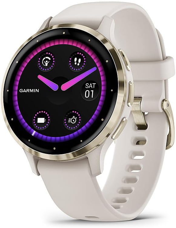 RELOJ GARMIN VENU 3S 010-02785-04 Blanco GOLD