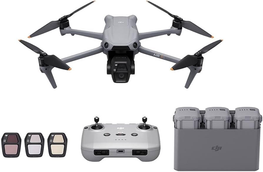 DRON DJI AIR 3S FLY MORE COMBO (RC-N3) 3 BATERIAS SEM PANTALLA (ANATEL)