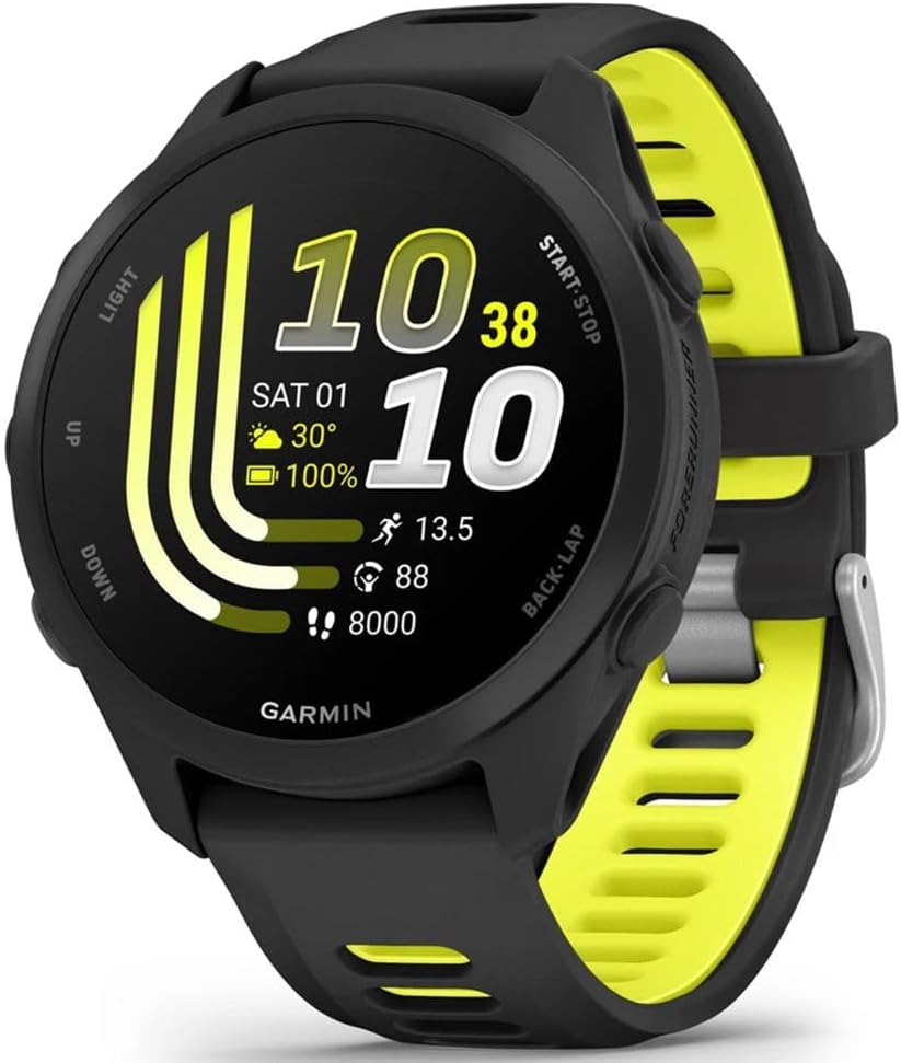RELOJ GARMIN FORERUNNER 170 010-03920-00 - Negro/AMP Amarillo BAND