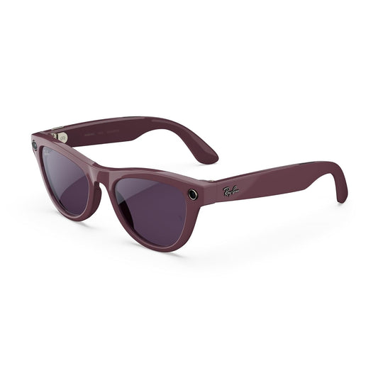LENTE RAY BAN META SKYLYER RW4014 SHINY MYSTIC VIOLET 52 TRANS 758175