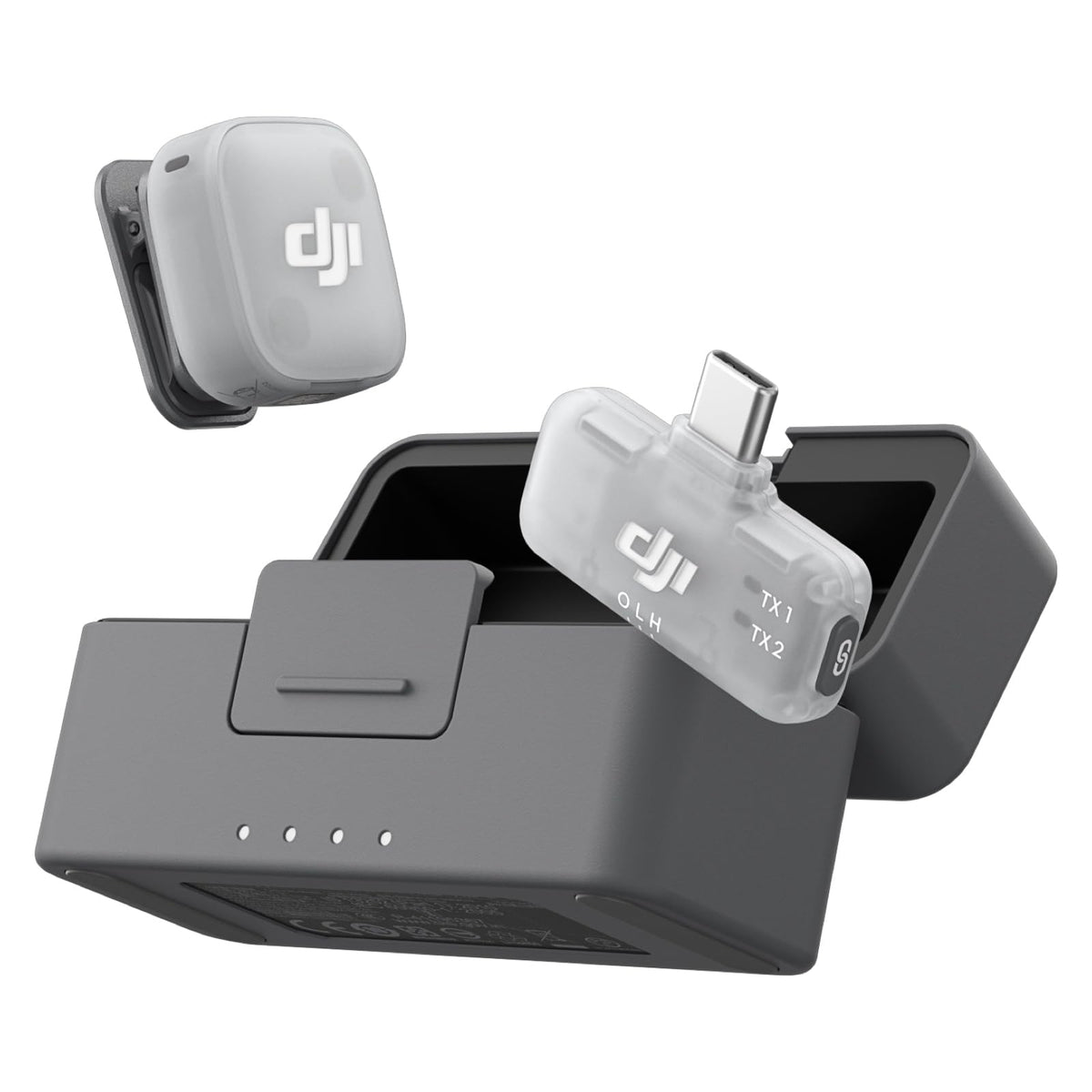 DJI MICROAURICULAR MIC MINI 2S (1 TX + 1 MOBILE RX + CHARGING CASE)