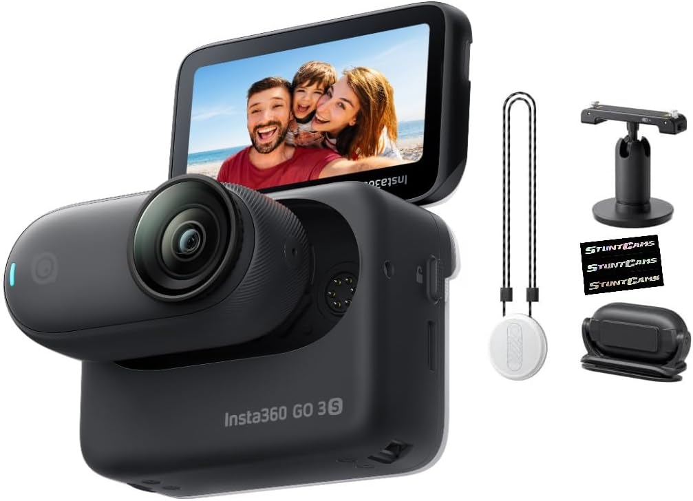 CAMARA INSTA360 GO 3S STANDARD ED. MIDNIGHT 128GB CINSAATA (GO3S13)