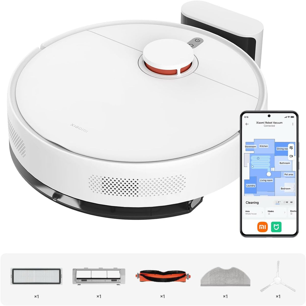 ASPIRADORA XIAOMI VACUUM S40C E101 BHR9664EU Blanco 100-240V 50/60H