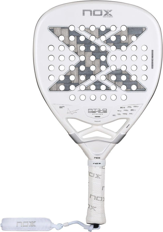 PALETA DE PADEL NOX AT10 GENIUS ATTACK 12K ALUM XTREM 2026 AGUSTI TAPI