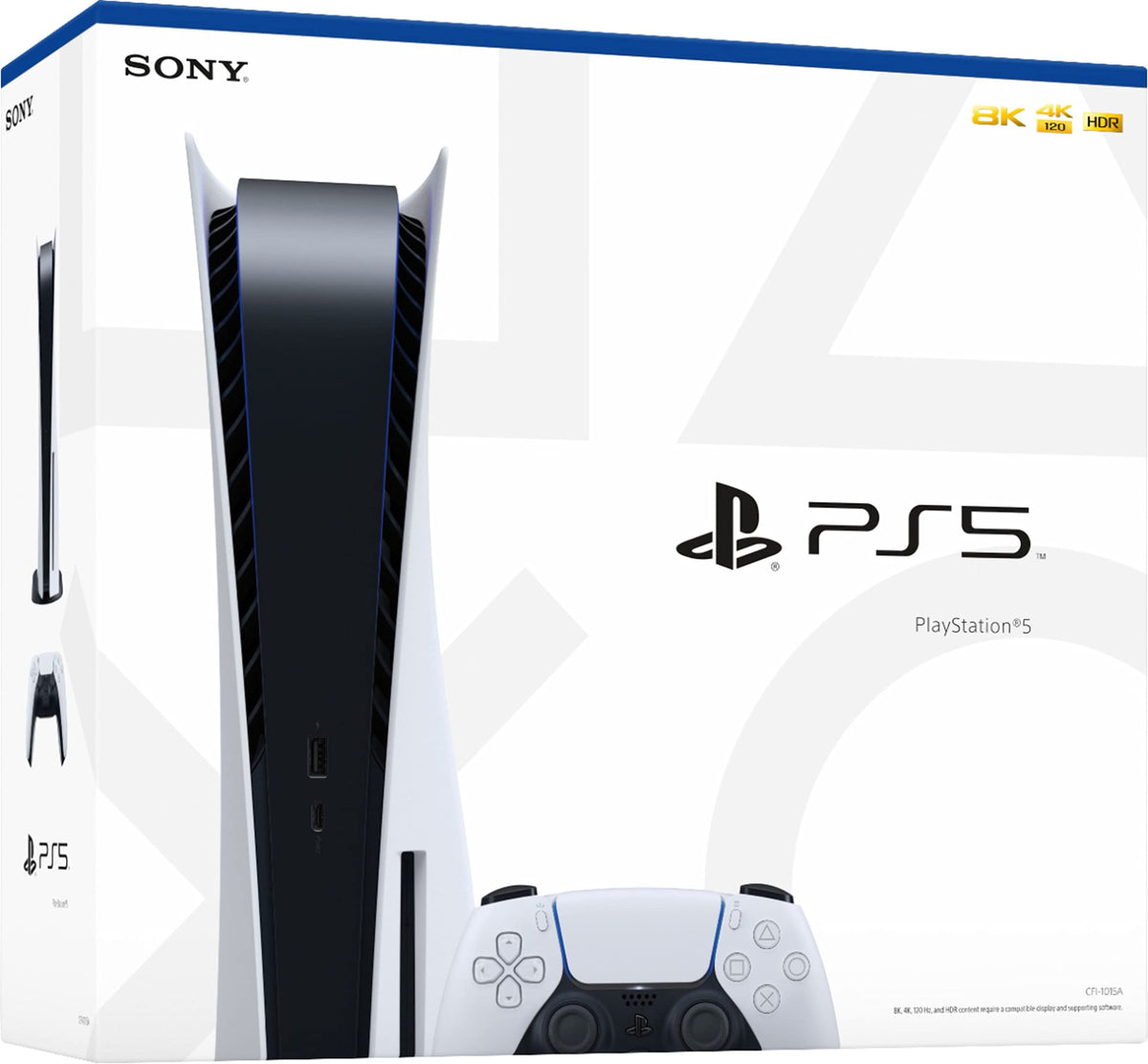 CONSOLA SONY PLAYSTATION 5 SLIM 1 TB CFI-2115A 4K 120 HDR DISCO