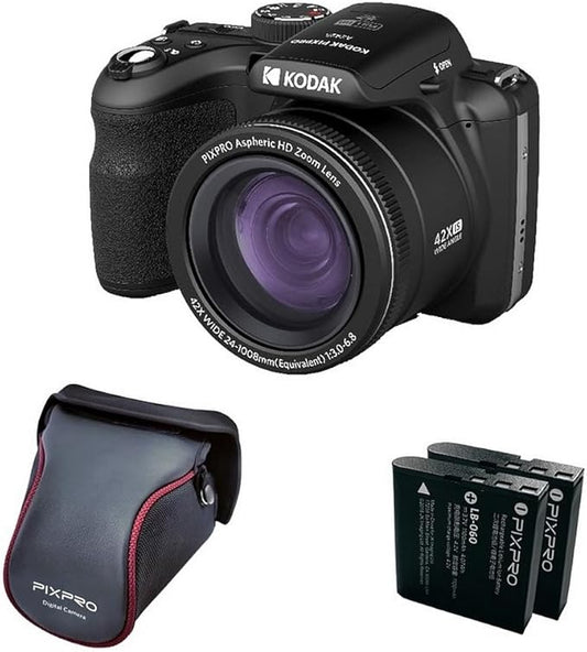 CAMARA KODAK DIGITAL PIXPRO AZ426 20MP BLACK + 2 BATERIAS
