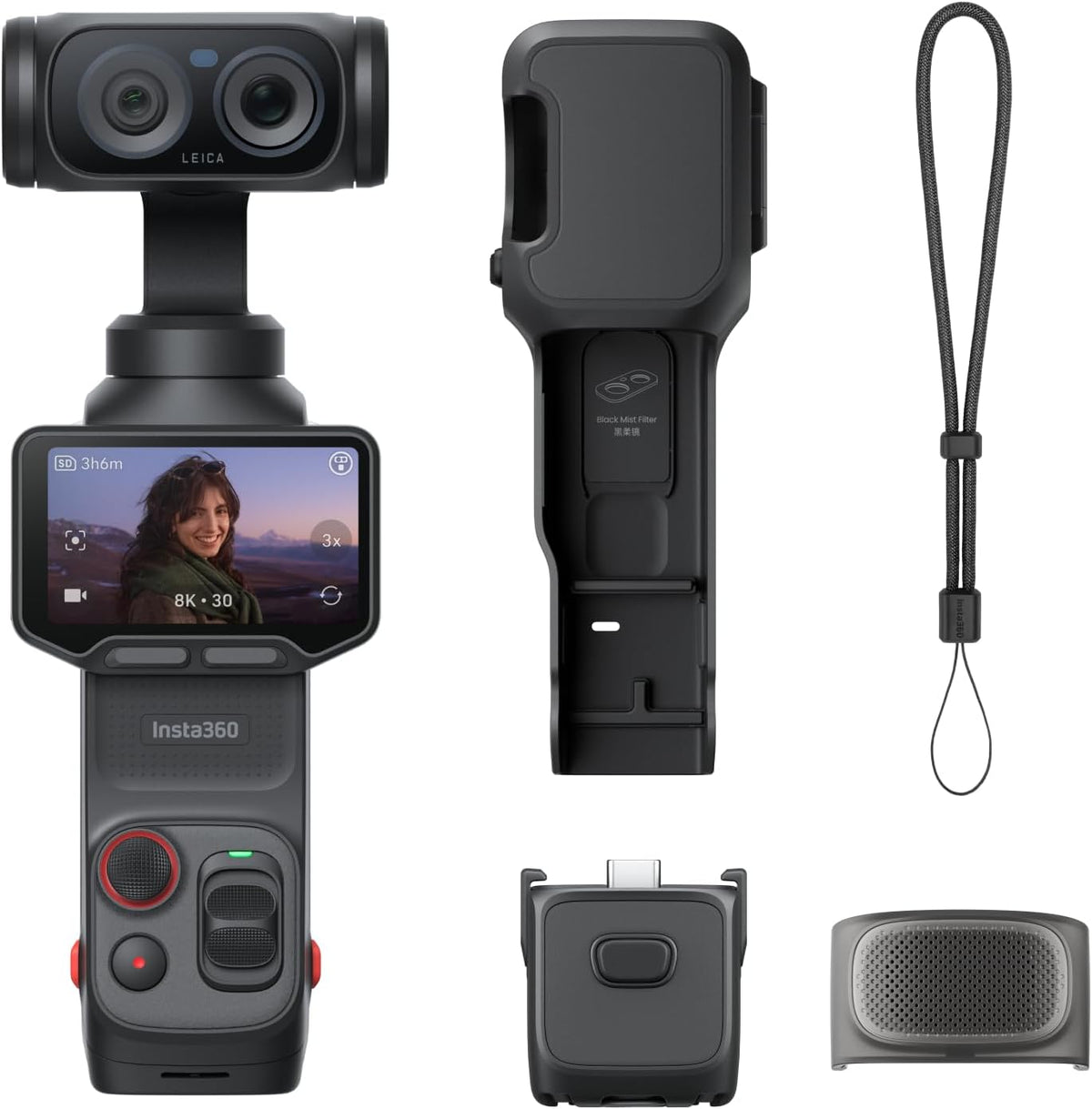 CAMARA INSTA360 LUNA ULTRA STANDARD BUNDLE COSMIC Negro (LUNA01)