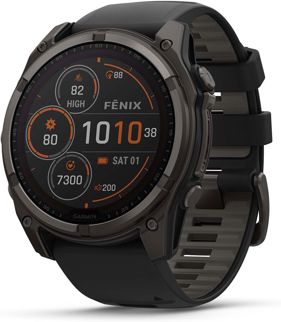 RELOJ GARMIN FENIX 8 SOLAR SAPPHIRE 51MM CARBON GRAY 010-02907-10