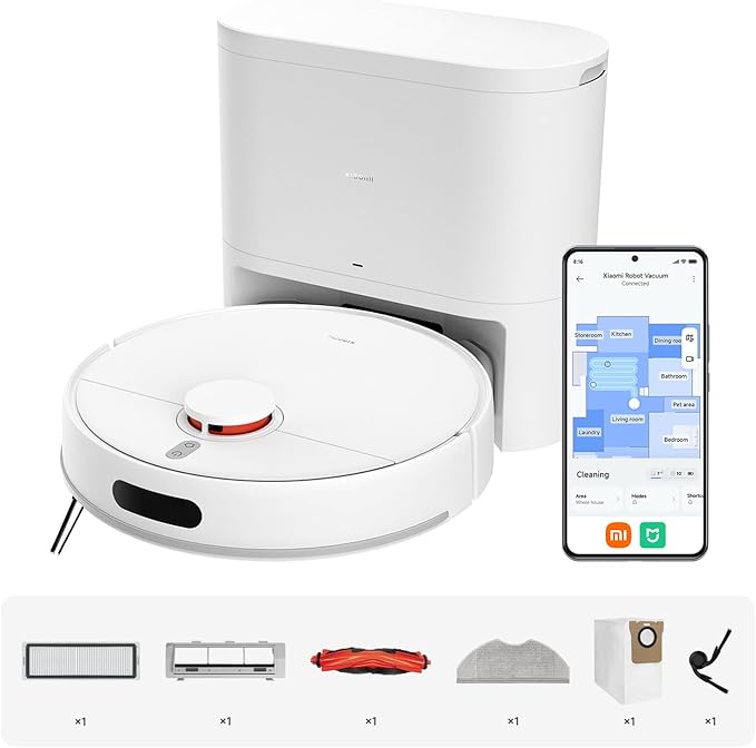 ASPIRADOR ROBOT XIAOMI MI VACUUM H40 BHR07XBEU 220V WHITE