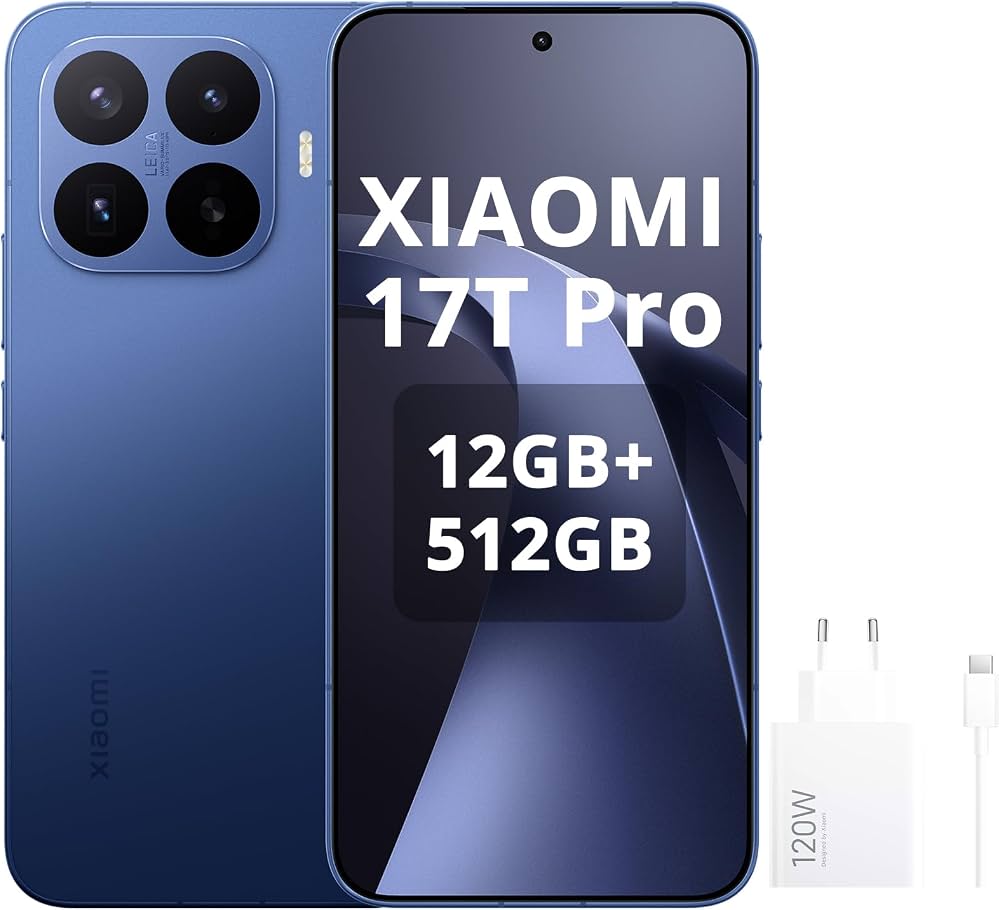 XIAOMI 17T PRO LEICA 5G DS/512GB/12 6.83" 50/50MXP Negro GLOBAL US