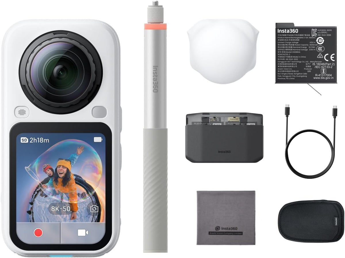 CAMARA INSTA360 X6 ESSENTIALS BUNDLE ACTION CAM 8K CINSABXA (X603)