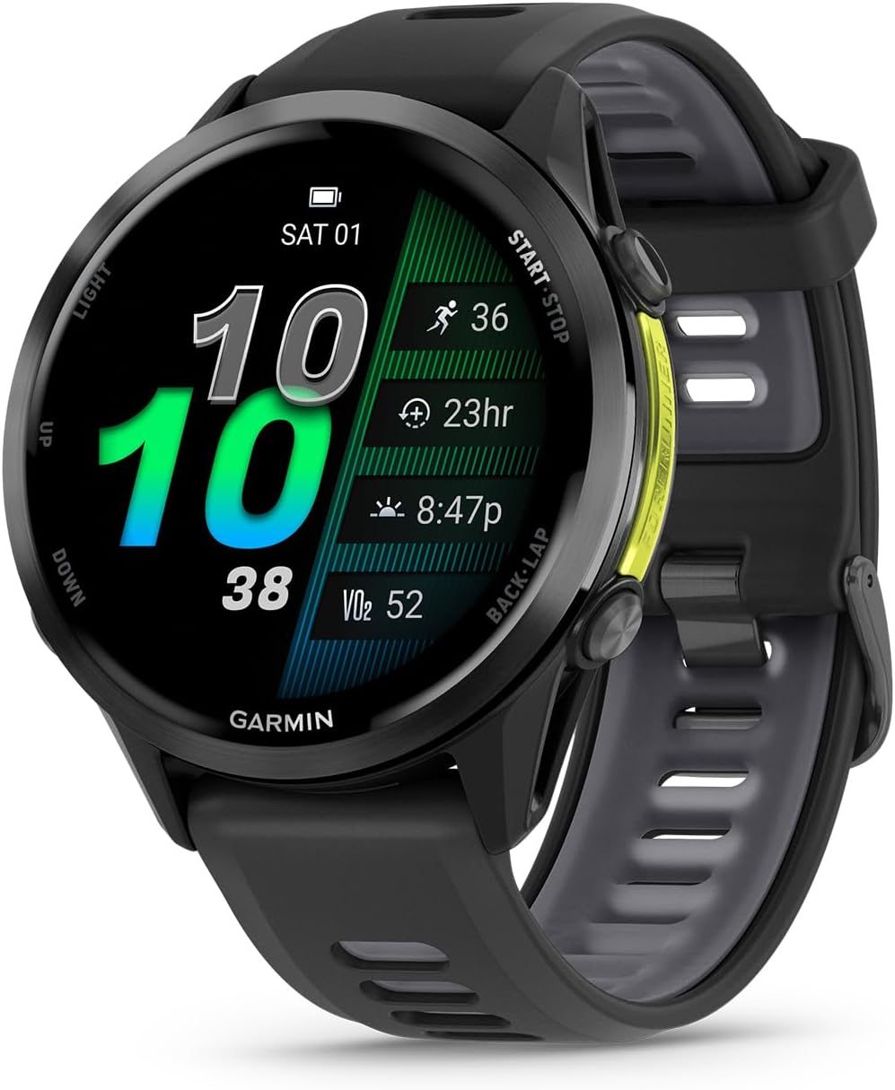RELOJ GARMIN FORERUNNER 970 010-02969-60 CARBON GRAY/TITANIUM Negro.