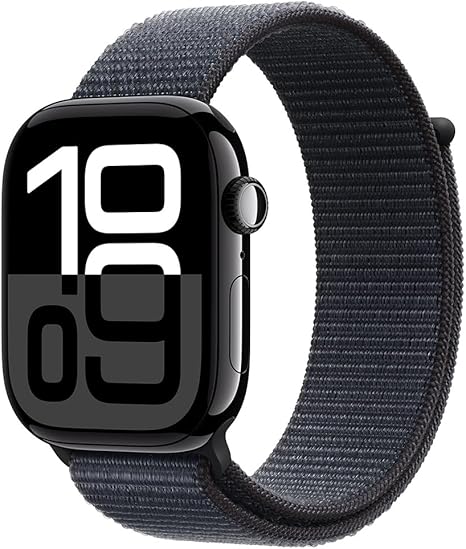 APPLE WATCH SERIE 10 46MM MWWR3LW/A GPS JET BLACK SPORT LOOP