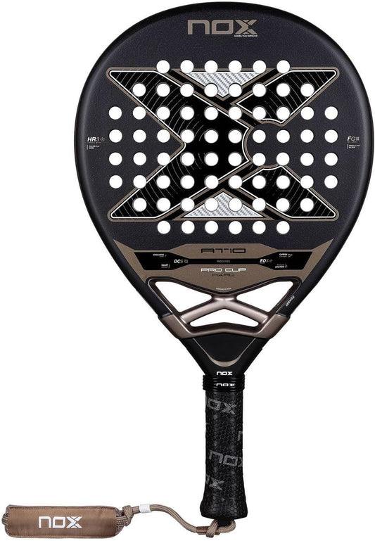 PALETA DE PADEL NOX AT10 PRO CUP HARD 2026 AGUSTIN TAPIA