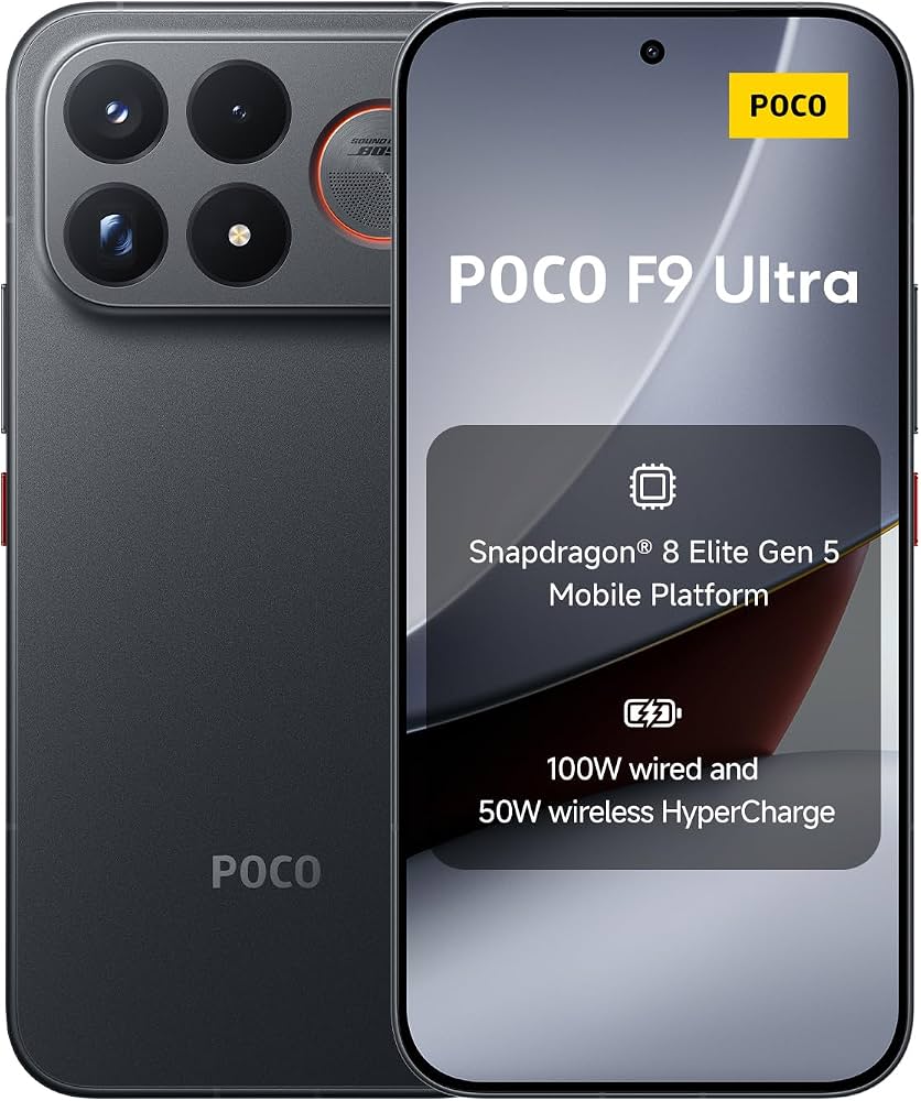 XIAOMI POCO F9 ULTRA 5G DS/256GB/12 6.9" Negro GLOBAL (BR)
