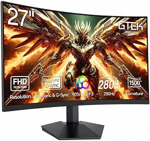 MONITOR 27" MTEK M27SFV280C VA HDMI/HDR/280HZ GAMER *CURVED*