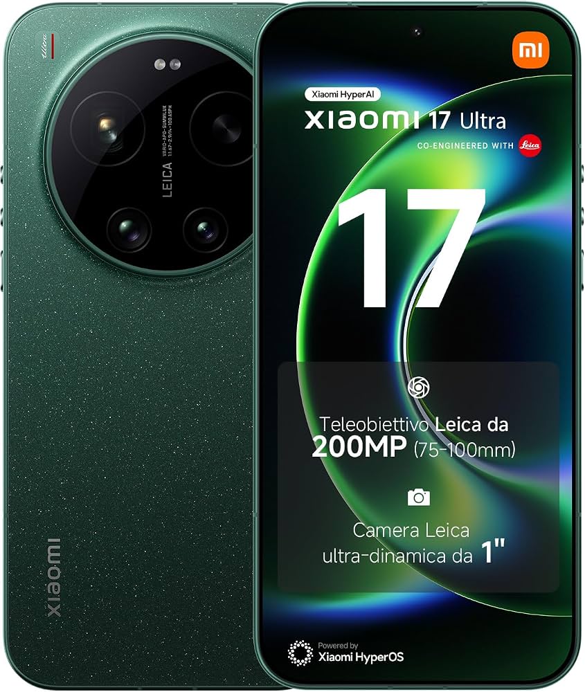 XIAOMI 17 ULTRA LEICA DS/512GB/16 6.9" 4K GREEN (US) CH 9862