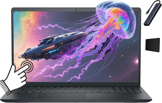 Notebook DELL LDC15250-5434 I5-1334U 8G/512G SSD/15.6"2K/W11/TOUCH/Negro