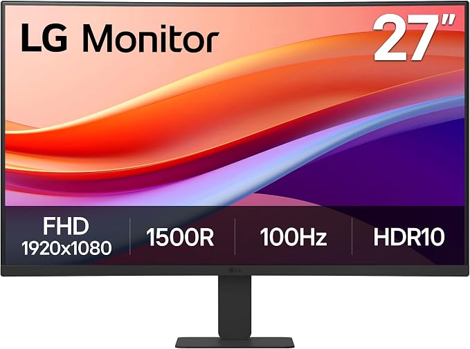 MONITOR 27" LG 27U421A-B CURVED 100HZ/FHD/5MS/HDMI/USB-C