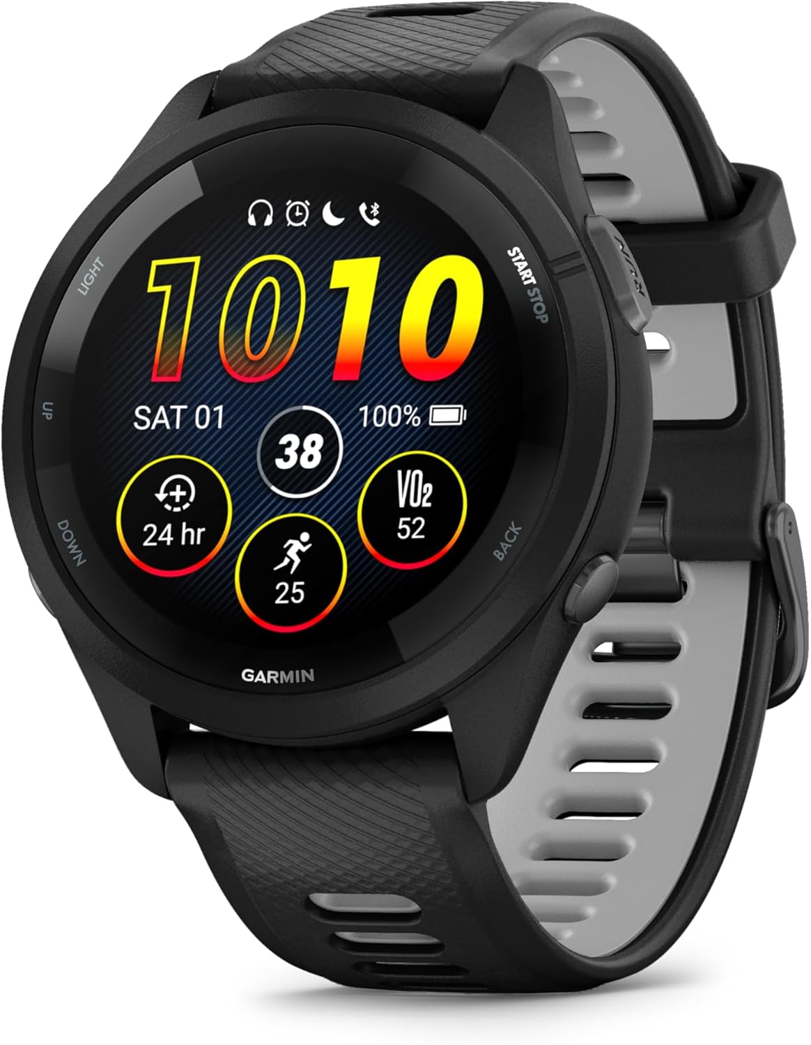 RELOJ GARMIN FORERUNNER 265 010-02810-10 Negro/POWER GRAY
