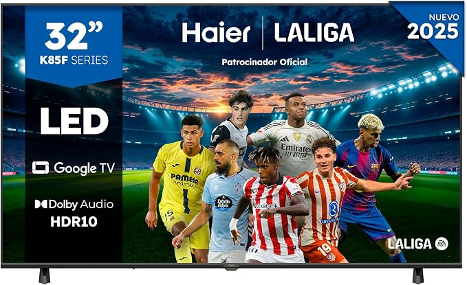 HAIER TV LED 32" H32K85FX GOOGLE TV EX