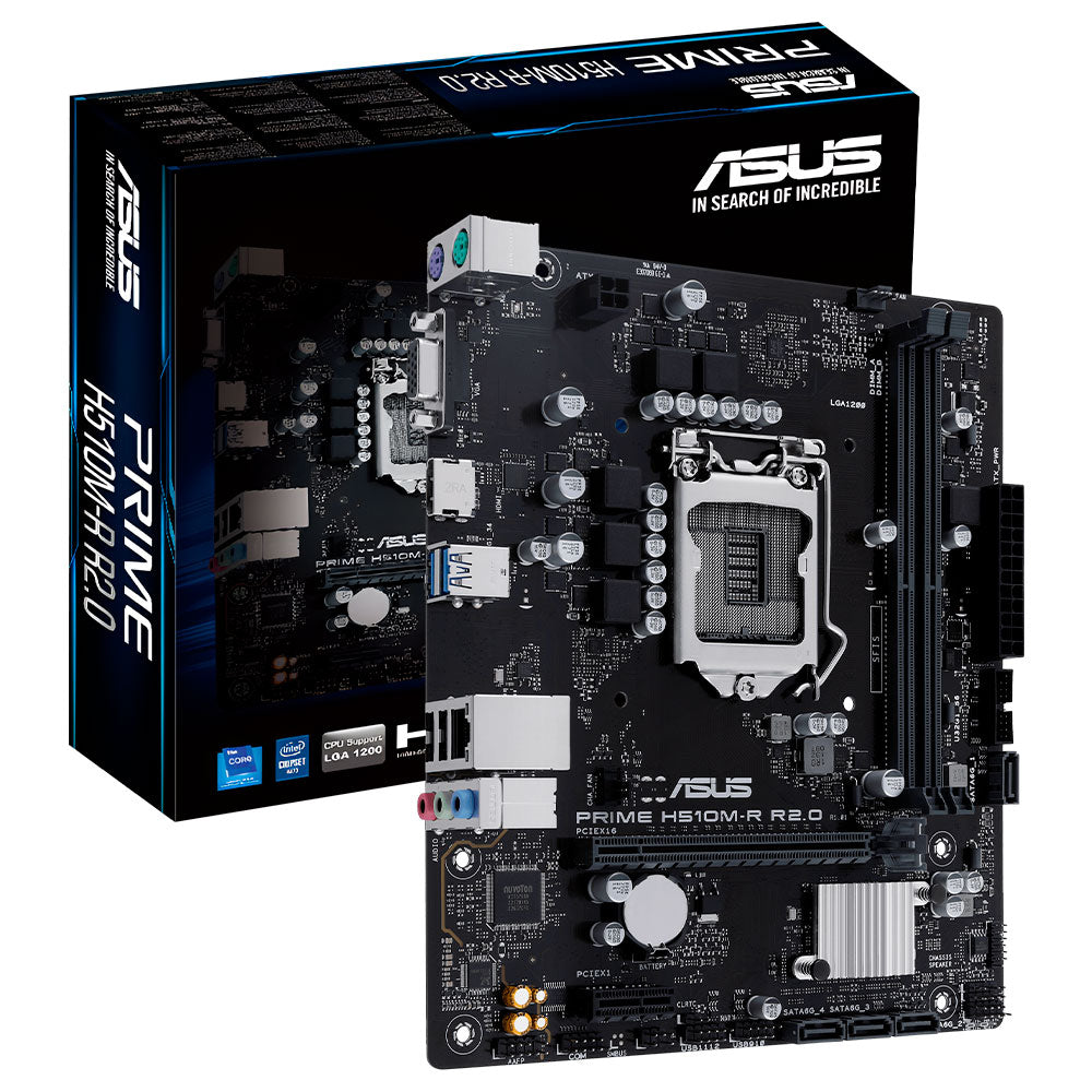 PLACA MADRE 1200 ASUS PRIME H510M-K R2.0 V/S/R/HDMI/M2/DDR4/USB/MATX
