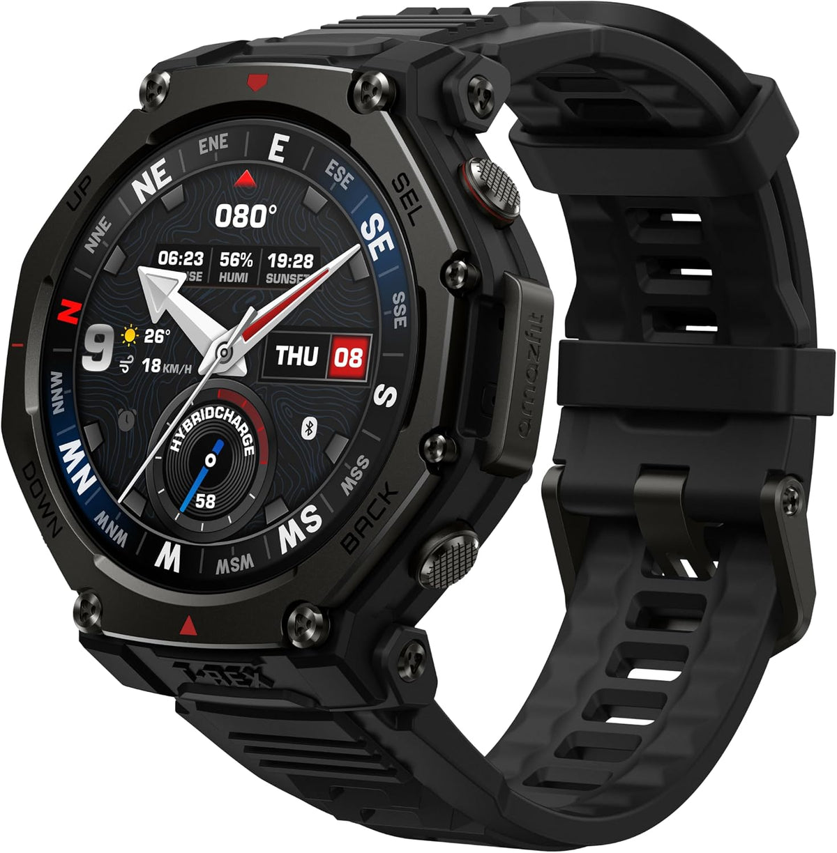 RELOJ XIAOMI AMAZFIT T-REX 3 PRO A2444 48MM GPS TACTICAL Negro