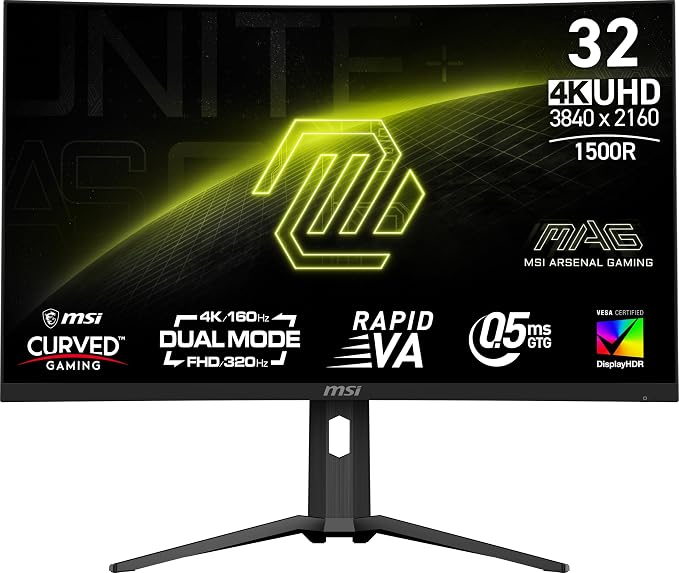 MONITOR 32" MSI MAG 321UPD E14 4K UHD 144HZ/1MS/HDMI/DP Negro