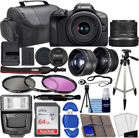 CAMARA CANON EOS R100 MIRRORLESS KIT 18-45MM 6632