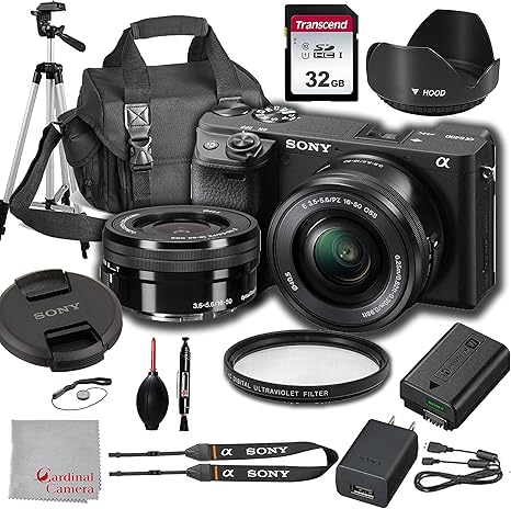 CAMARA SONY ALPHA A6400 KIT 16-50MM SILVER