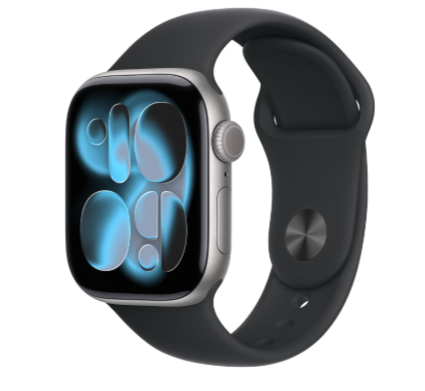APPLE WATCH SERIE 11 46MM MEV44LW/A GPS SPACE BLACK SPORT BAND M/L