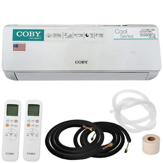 Coby CY-AC-INV-12K-220V-R32H Air Conditioner - 12000BTU - Heat/Cool - Inverter - 220V/50Hz - White
