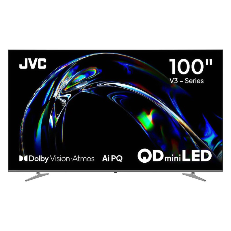 TV LED 100 JVC 100KM958 QDMINI 4K/SMART/GOOGLE TV/BLUETOOTH/ATMOS 2.1
