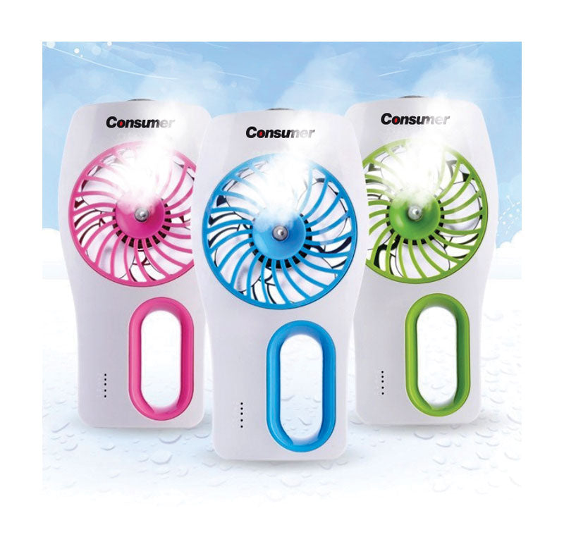 MINI VENTILADOR HUMIDIFICADOR-AZUL consumer