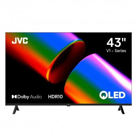 TV LED 43 JVC 43KM4584 QLED FULL HD/SMART/GOOGLE TV/BLUETOOTH/HDMI
